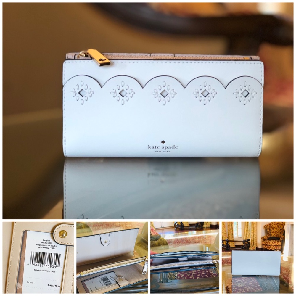 NWT Kate Spade Mini Mina scalloped handbag&wallet - Picture 3 of 3